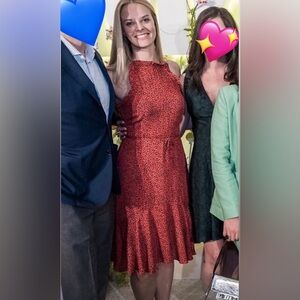 Who What Wear flutter edge dress